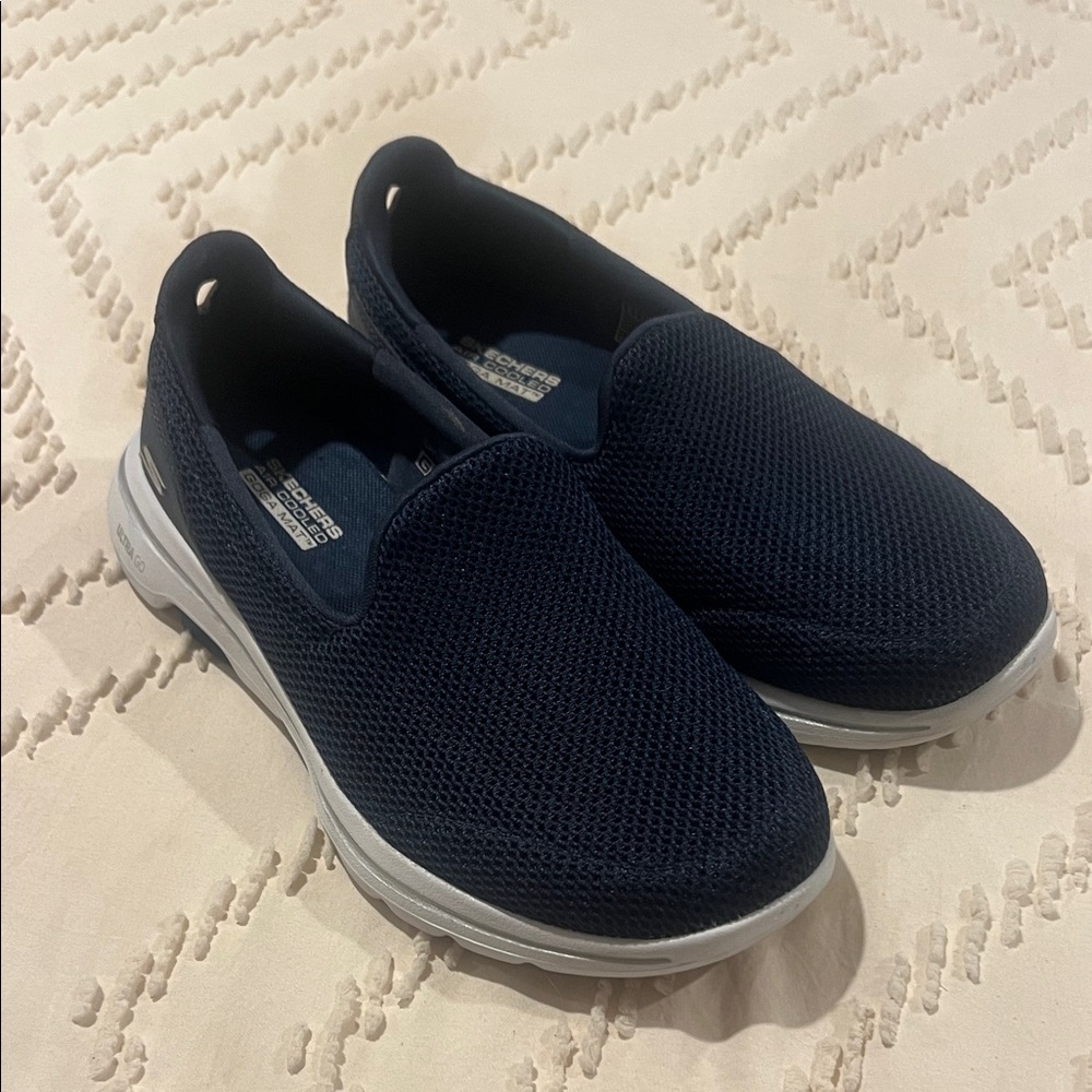 Skechers Women's Navy Slip-On Loafers